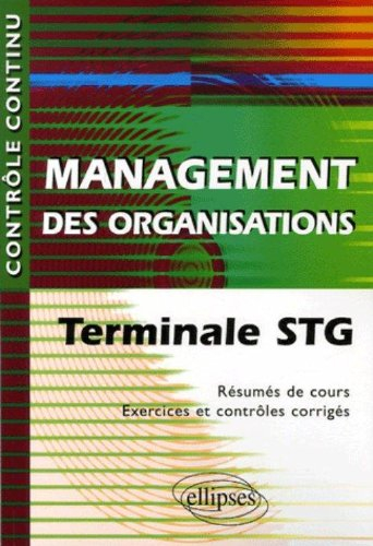 Management des organisations terminale STG