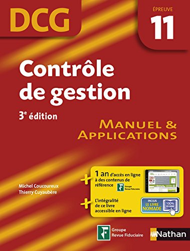 Contrôle de gestion, DCG épreuve 11 : manuel & applications