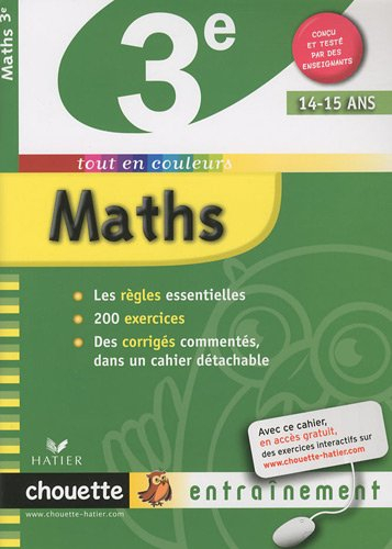 Maths 3e, 14-15 ans