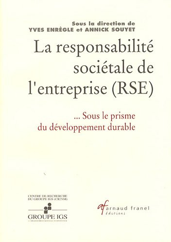 la responsabilité sociale de l'entreprise (rse) : sous le prisme du développement durable