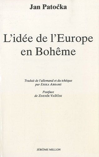 L'Idée de l'Europe en Bohême