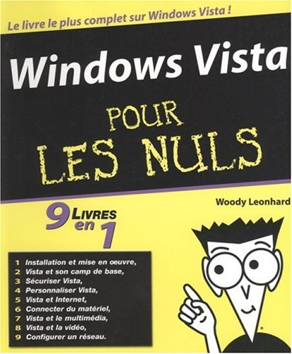 Windows Vista pour les nuls : 9 livres en 1