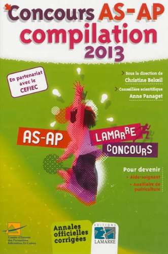 Concours AS-AP : compilation 2013
