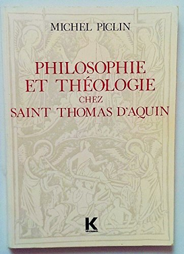 Philosophie et théologie chez St Thomas d'Aquin