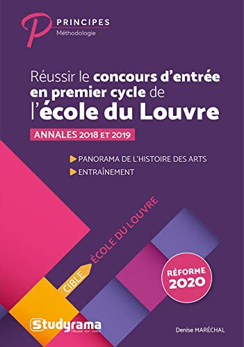 Réussir le concours d'entrée en premier cycle de l'école du Louvre : annales 2018 et 2019, panorama 