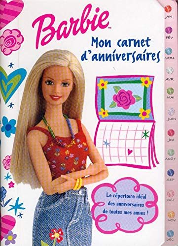 Mon carnet d'anniversaires Barbie