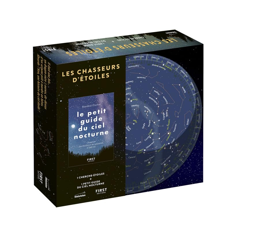 Les chasseurs d'étoiles : le petit guide du ciel nocturne : observer les étoiles et les planètes à l