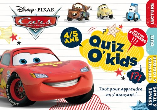 Cars, quiz o'kids, 4-5 ans