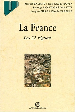 La France : les 22 régions