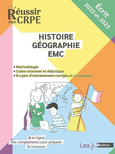 Histoire géographie EMC : méthodologie, cadre notionnel et didactique, 8 sujets d'entrainement corri