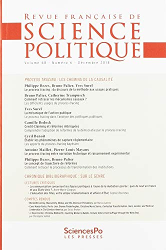 Revue française de science politique, n° 68-6. Process tracing : les chemins de la causalité