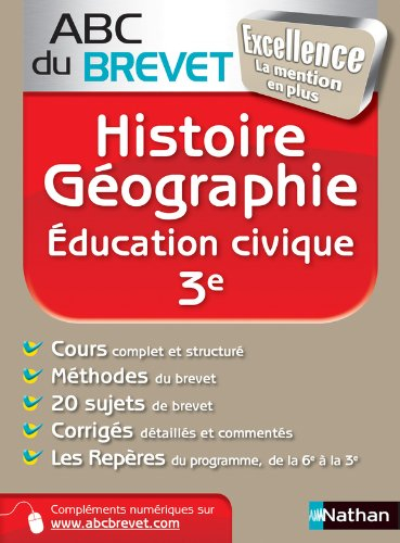 Histoire géographie, éducation civique 3e : nouveau programme