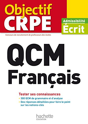 QCM français : tester ses connaissances : admissibilité écrit