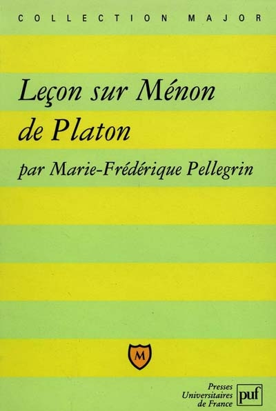 Leçon sur Ménon de Platon