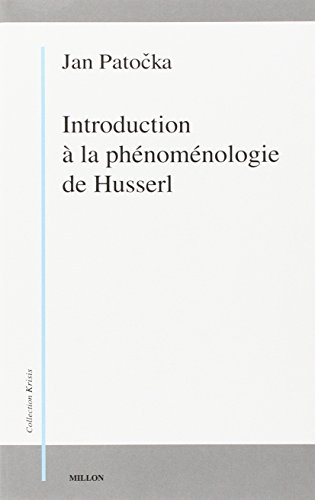 Introduction à la phénoménologie de Husserl