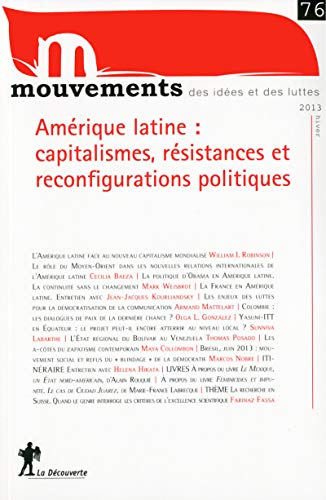 Mouvements, n° 76. Amérique latine : capitalismes, résistances et reconfigurations politiques