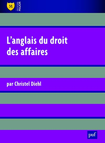 L'anglais du droit des affaires