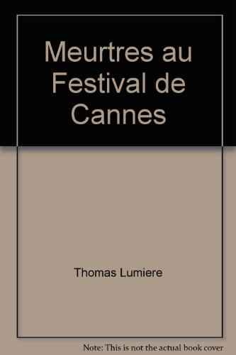 Meurtres au Festival de Cannes