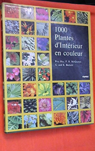 1000 plantes d'intérieur en couleur