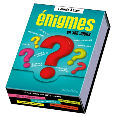 Enigmes : en 365 jours