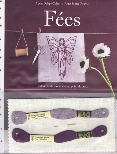 Fées : broderie traditionnelle et au point de croix