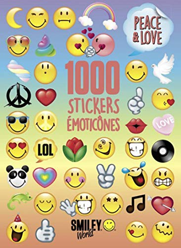 1.000 stickers émoticônes : peace & love
