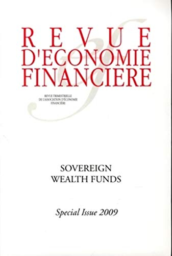 Revue d'économie financière, hors-série. Sovereign wealth funds