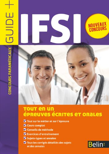 Concours IFSI : tout-en-un épreuves écrites et orales