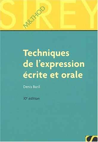 techniques de l'expression écrite et orale