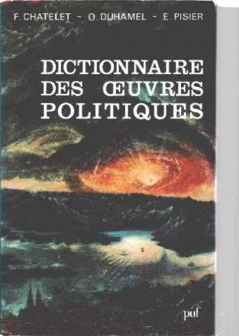 dictionnaire des oeuvres politiques