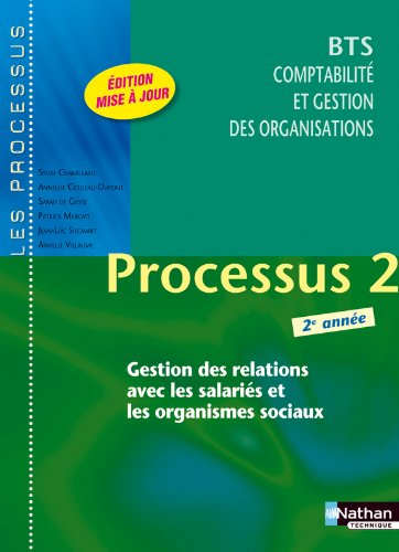 Processus 2 gestion des relations avec les salariés et les organismes sociaux : BTS comptabilité et 