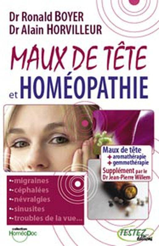 Maux de tête et homéopathie : suppléments phytothérapie, aromathérapie, gemmothérapie, oligo-élément