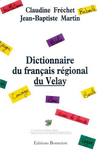 Dictionnaire du français régional du Velay