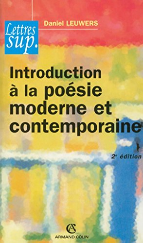 Introduction à la poésie moderne et contemporaine