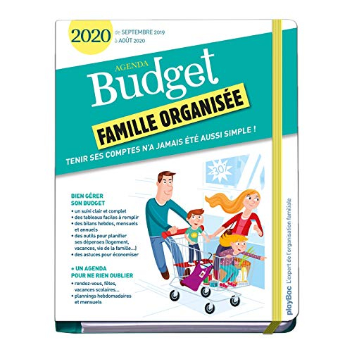 Agenda budget famille organisée 2020 : de septembre 2019 à août 2020