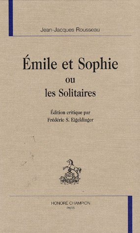 Emile et Sophie ou Les solitaires