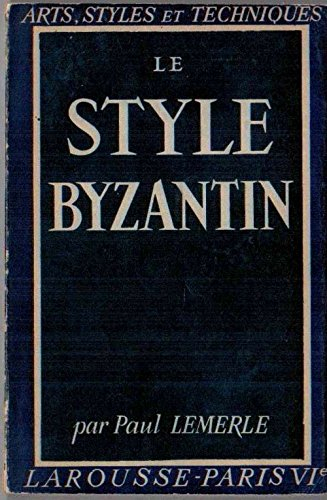 style le byzantin