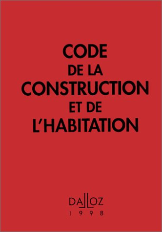 Code de la construction et de l'habitation, 9e édition