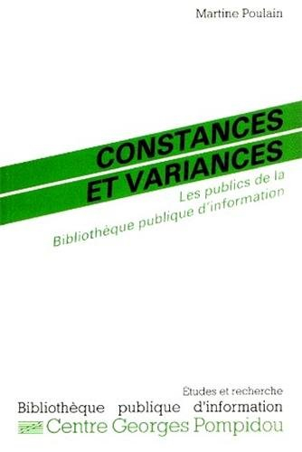 Constances et variances : les publics de la Bibliothèque publique d'information, 1982-1989
