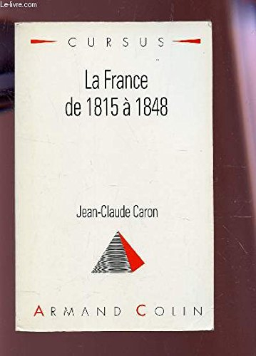 la france de 1815 à 1848
