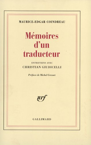 Mémoires d'un traducteur : entretiens avec Christian Giudicelli