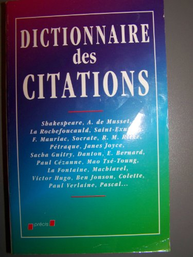 dictionnaire des citations