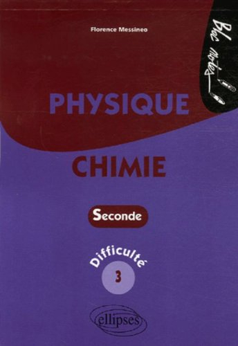 Physique chimie seconde : difficulté 3