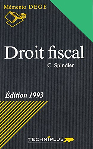 Droit fiscal : 1993