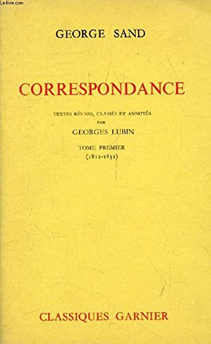 correspondance (1812 - 1831) tome i