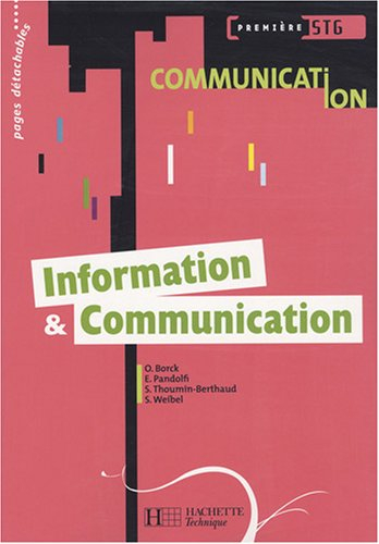 Information & communication, première STG communication