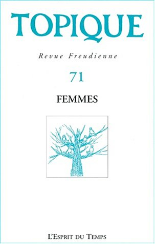 Topique, n° 71. Femmes