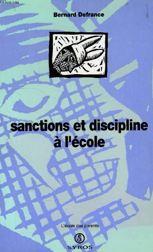 sanctions et discipline à l'école