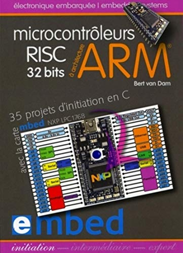 Electronique embarquée. Microcontrôleurs RISC 32 bits à architecture ARM : 35 projets d'initiation e