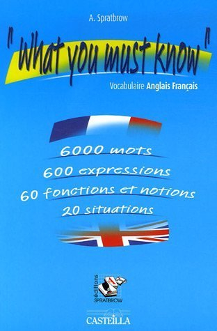 What you must know : vocabulaire anglais-français, notions et fonctions, situations